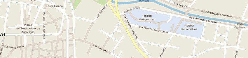 Mappa della impresa associazione union casa a PADOVA