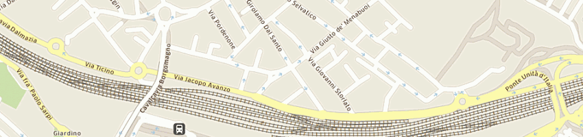 Mappa della impresa centrolingue a PADOVA