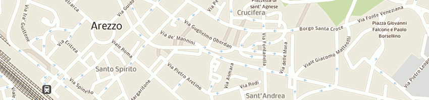 Mappa della impresa vanneschi giovan franco a AREZZO