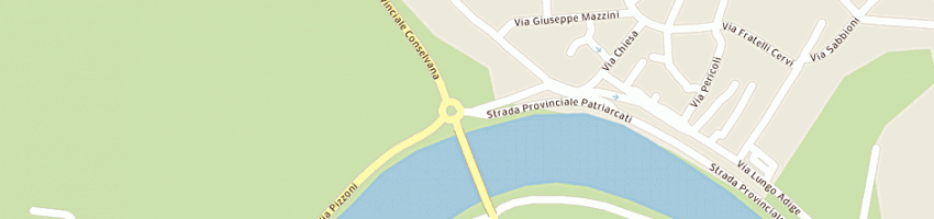 Mappa della impresa zago battista a ANGUILLARA VENETA
