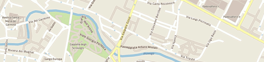 Mappa della impresa banca banca popolare di vicenza a PADOVA