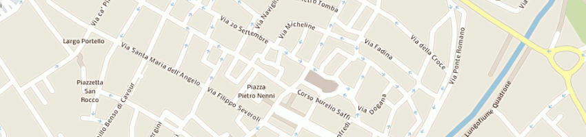 Mappa della impresa TURCHI GIUSEPPE SNC DI BRICCOLANI FABIO E C