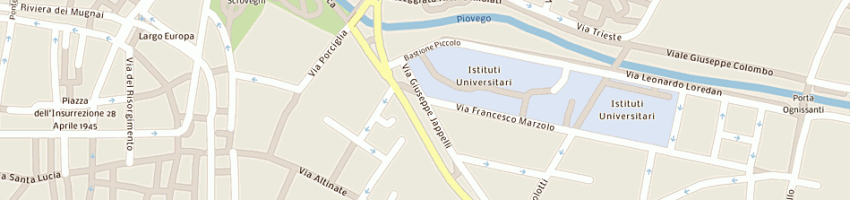 Mappa della impresa comicsland srl a PADOVA