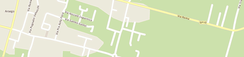 Mappa della impresa due zeta snc di zaghetto nicola e c a SAN GIORGIO DELLE PERTICHE