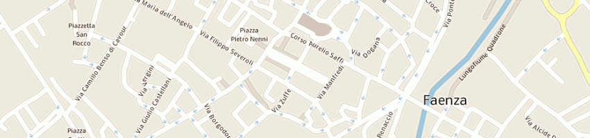 Mappa della impresa bar paradise di gallegati maria teresa e c snc a FAENZA
