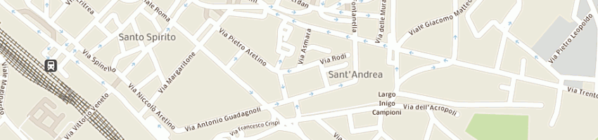 Mappa della impresa p e pa srl a AREZZO