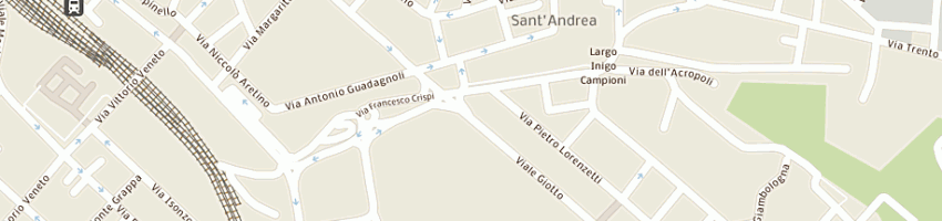 Mappa della impresa 'ciak videofilms' sas a AREZZO