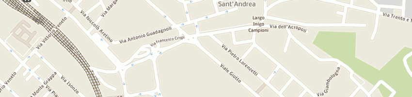 Mappa della impresa pane e d'intorni di zullo gino a AREZZO