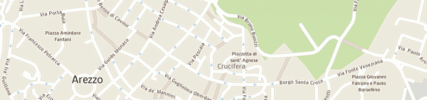 Mappa della impresa rossi gianni a AREZZO