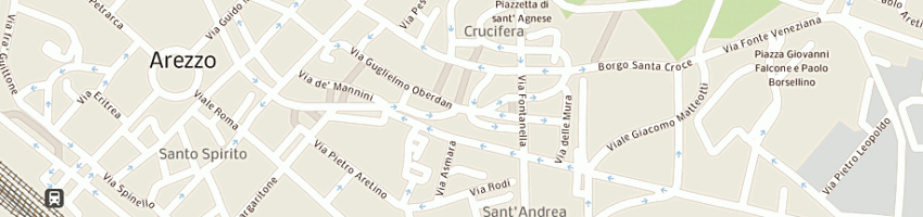 Mappa della impresa scuola maria ss consolatrice soc coop sociale a rl a AREZZO