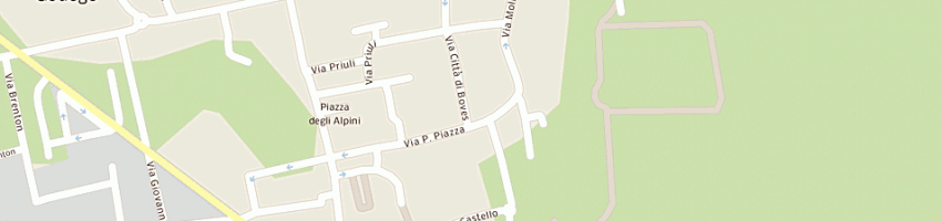 Mappa della impresa comacchio giuseppe a CASTELLO DI GODEGO