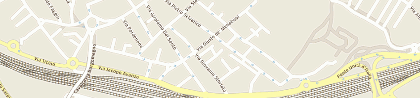 Mappa della impresa bussi roberto a PADOVA