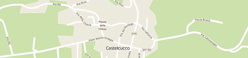 Mappa della impresa moro guerrino e c snc a CASTELCUCCO