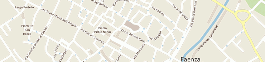 Mappa della impresa giunchi erio sas a FAENZA