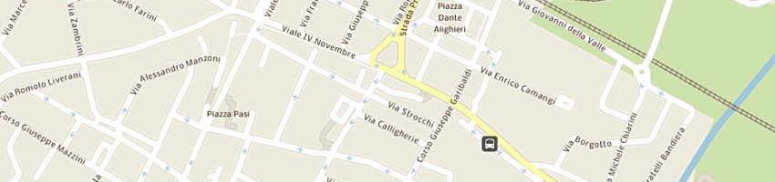 Mappa della impresa pini giorgio a FAENZA