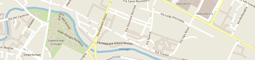 Mappa della impresa cooperativa sociale elleuno scs a PADOVA