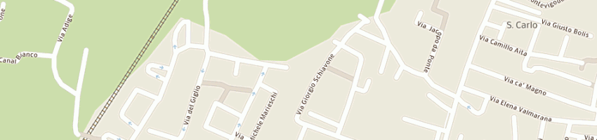 Mappa della impresa zanchin pierfilippo a PADOVA