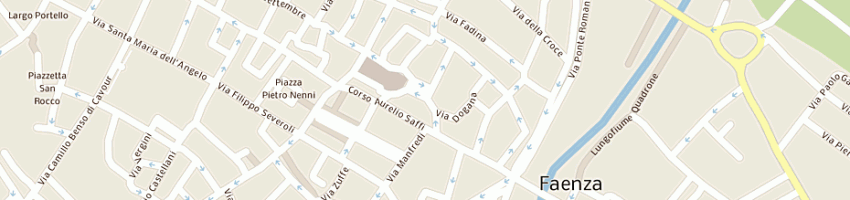 Mappa della impresa curia vescovile a FAENZA