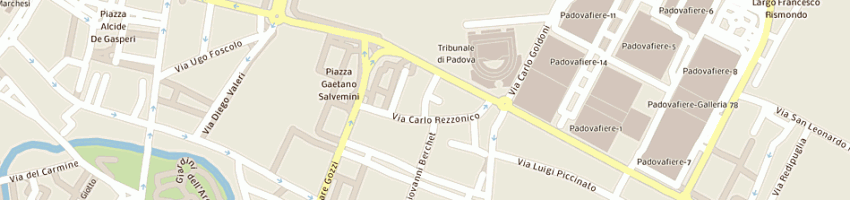Mappa della impresa galzignato maria susetta a PADOVA