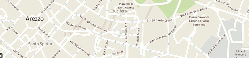 Mappa della impresa abbey road di rossi enrico a AREZZO