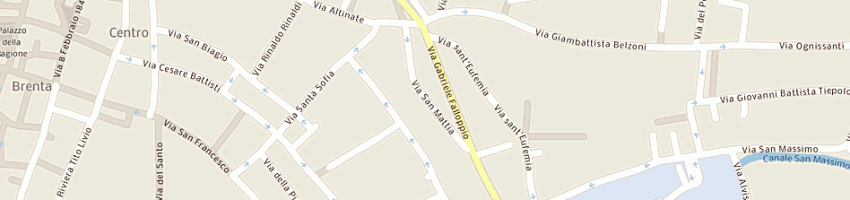 Mappa della impresa testa angelantonio a PADOVA