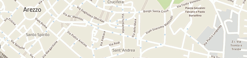 Mappa della impresa concialdi simone a AREZZO