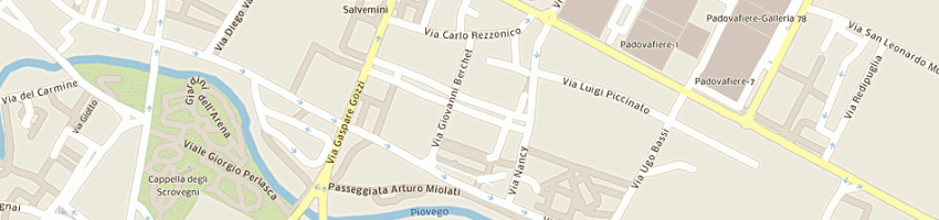 Mappa della impresa cassa di risparmio di padova e rovigo spa a PADOVA