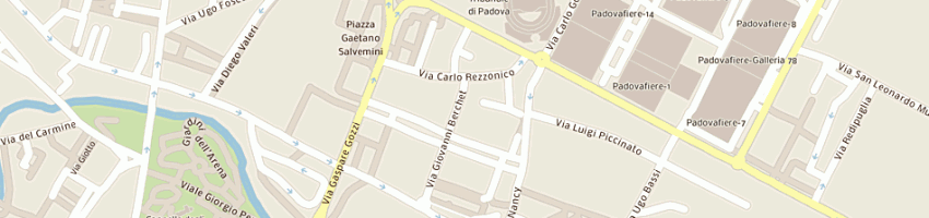 Mappa della impresa antenore viaggi srl a PADOVA