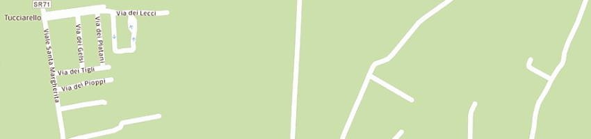 Mappa della impresa faffini ugo a AREZZO