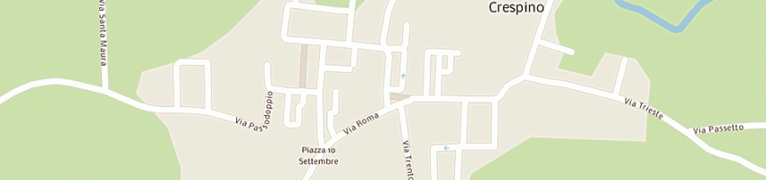 Mappa della impresa bar centrale di rizzi lorenzo a CRESPINO