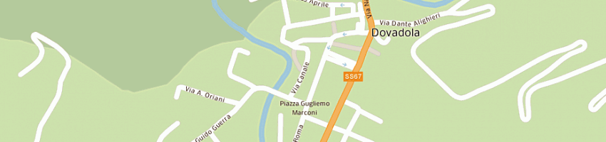 Mappa della impresa pro loco dovadolese a DOVADOLA