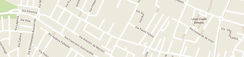 Mappa della impresa c e f srl a PADOVA