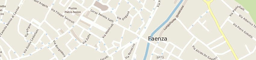 Mappa della impresa itazebao srl a FAENZA