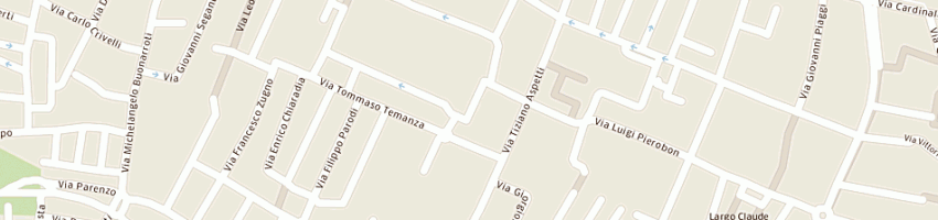 Mappa della impresa comune di padova impianti sportivi comunali a PADOVA
