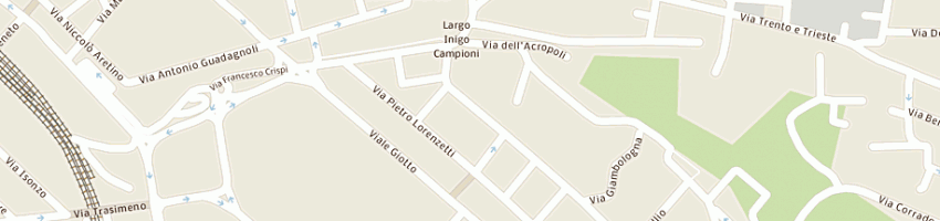 Mappa della impresa arlecchino (snc) a AREZZO