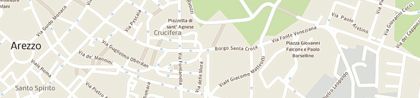 Mappa della impresa borgogni alfredo a AREZZO