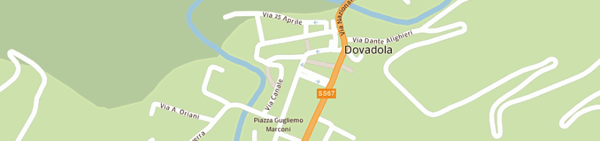 Mappa della impresa bar dello sport a DOVADOLA