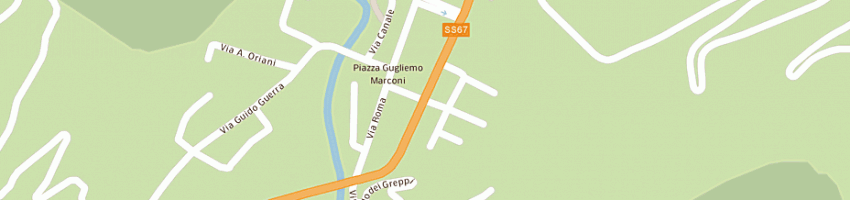 Mappa della impresa camporesi alberto a DOVADOLA