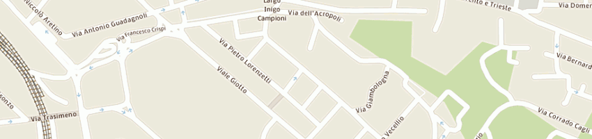 Mappa della impresa rossi sabrina a AREZZO