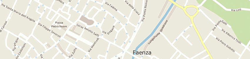 Mappa della impresa tassinari enzo e figli snc a FAENZA