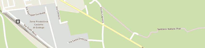 Mappa della impresa doppio stile sas di bortolotto michele e c a CASTELLO DI GODEGO