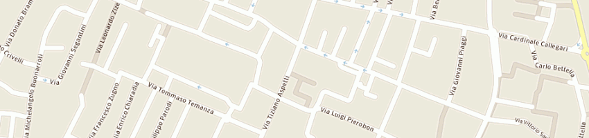 Mappa della impresa bettella pietro-giannone francesco-pavanello francesco e c sas a PADOVA