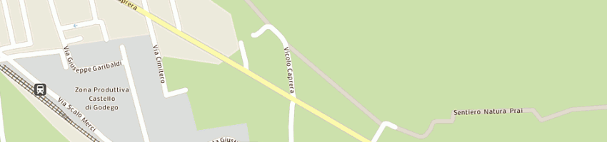 Mappa della impresa mcm costruzioni srl a CASTELLO DI GODEGO
