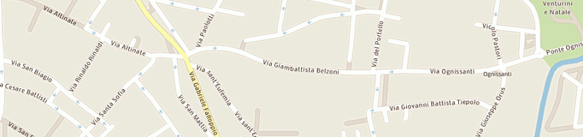 Mappa della impresa copisteria belzoni a PADOVA