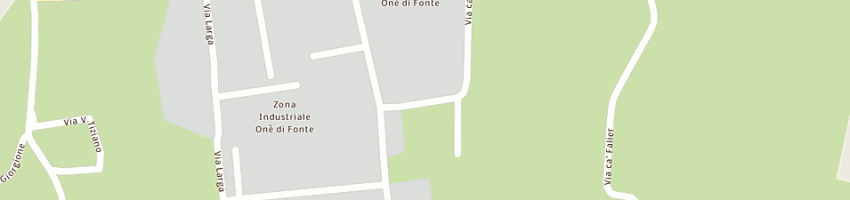 Mappa della impresa carrozzeria renato dal mina a FONTE