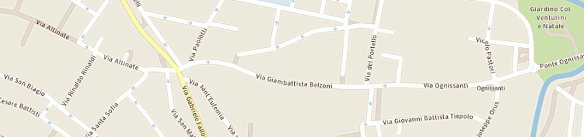 Mappa della impresa chiesa cattolica parrocchiale immacolata a PADOVA