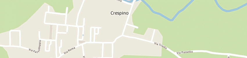 Mappa della impresa m r arredamenti srl a CRESPINO