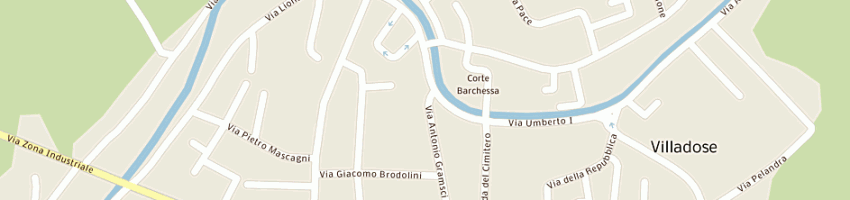 Mappa della impresa toto giuseppe a VILLADOSE