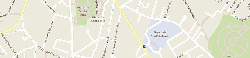 Mappa della impresa billa ag a PADOVA
