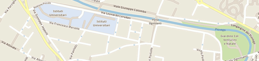 Mappa della impresa associazione nazionale partigiani d'italia a PADOVA